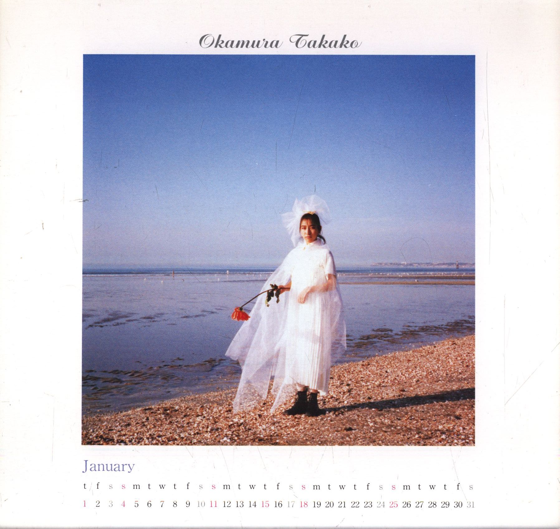 カレンダー 岡村孝子 T #39 s Angel 1987 CALENDER Jan Jun まんだらけ Mandarake