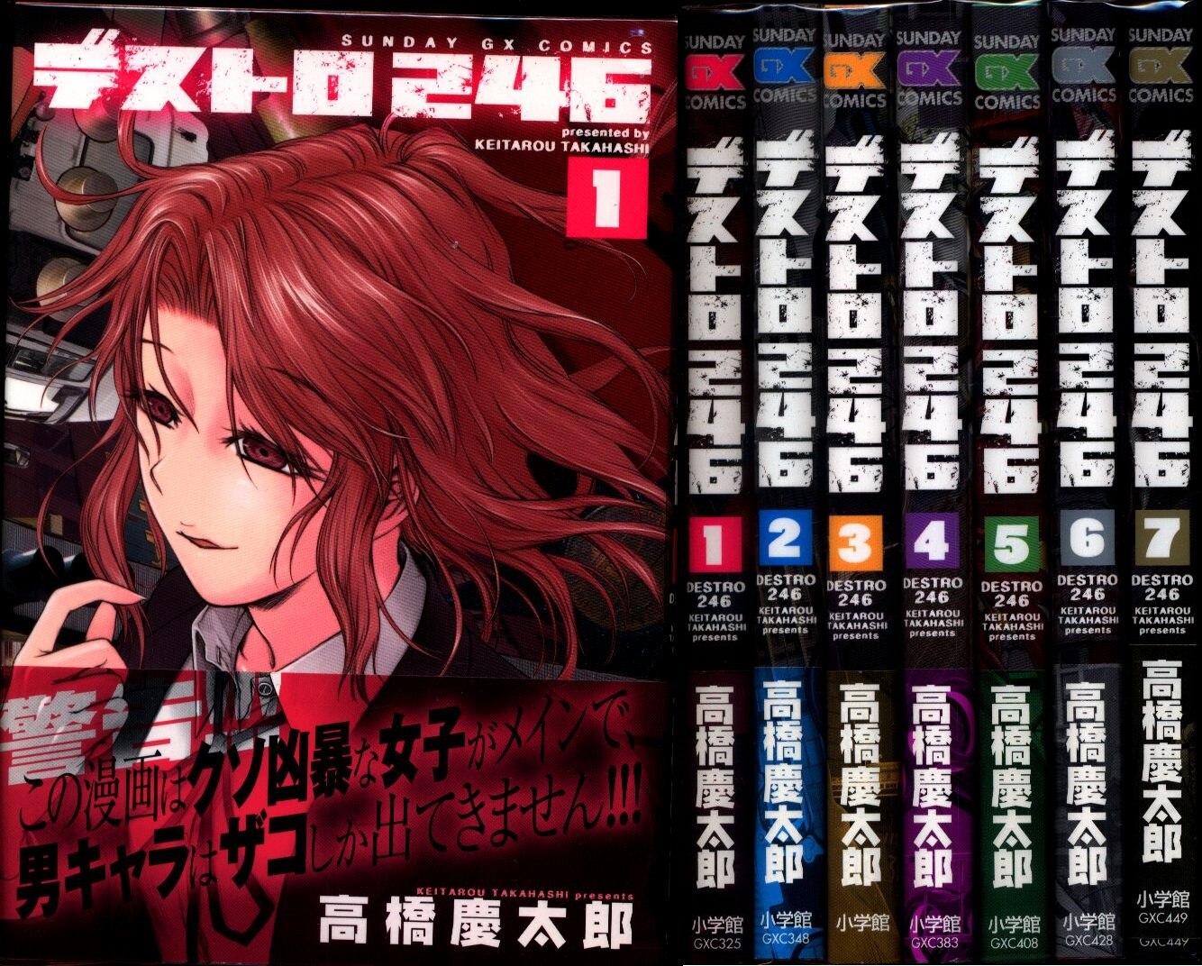 小学館 サンデーgxコミックス 高橋慶太郎 デストロ246 全7巻 セット まんだらけ Mandarake 小学館 サンデーgxコミックス 高橋慶太郎 デストロ246 全7巻 セット まんだらけ Mandarake