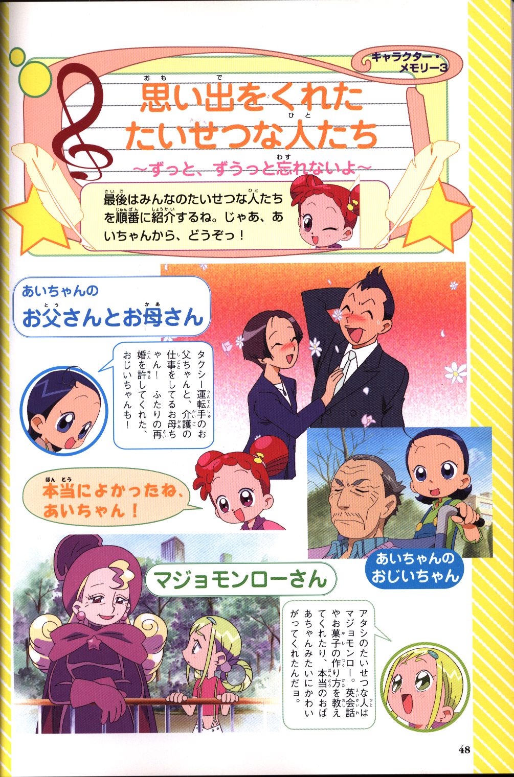 Asahiyashuppan Anime Film Books Ojamajo Doremi Magical Doremi Dokkan Visual Memory Over Mandarake Online Shop