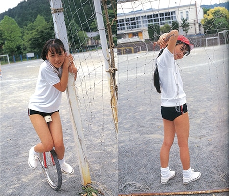 奈良沙緒理 写真集天使は１２歳。若杉憲司／撮影検：体操服 体操着 ブルマー セーラー服 制服