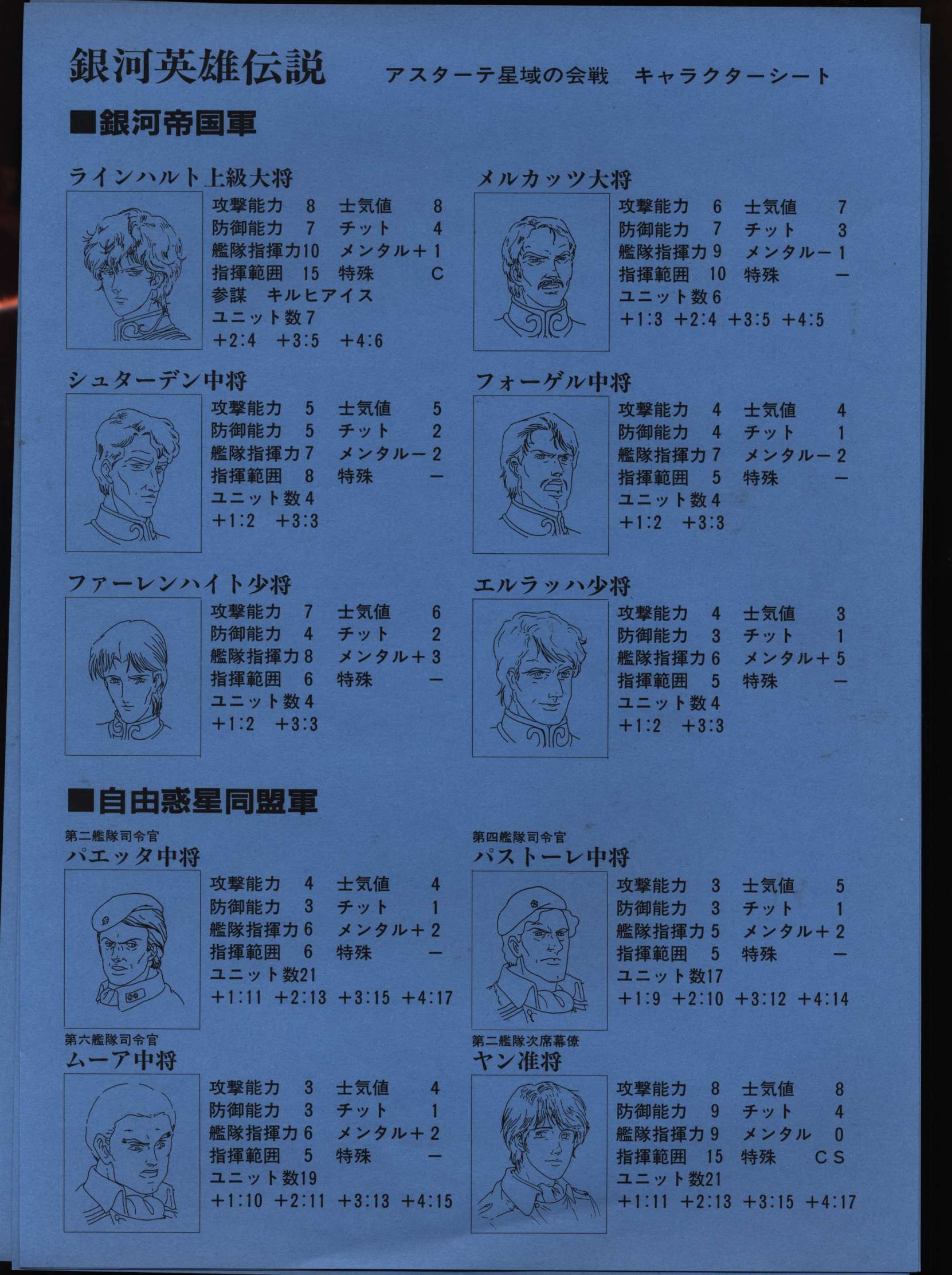 メルカッツ 能力値 メルカッツ 能力値