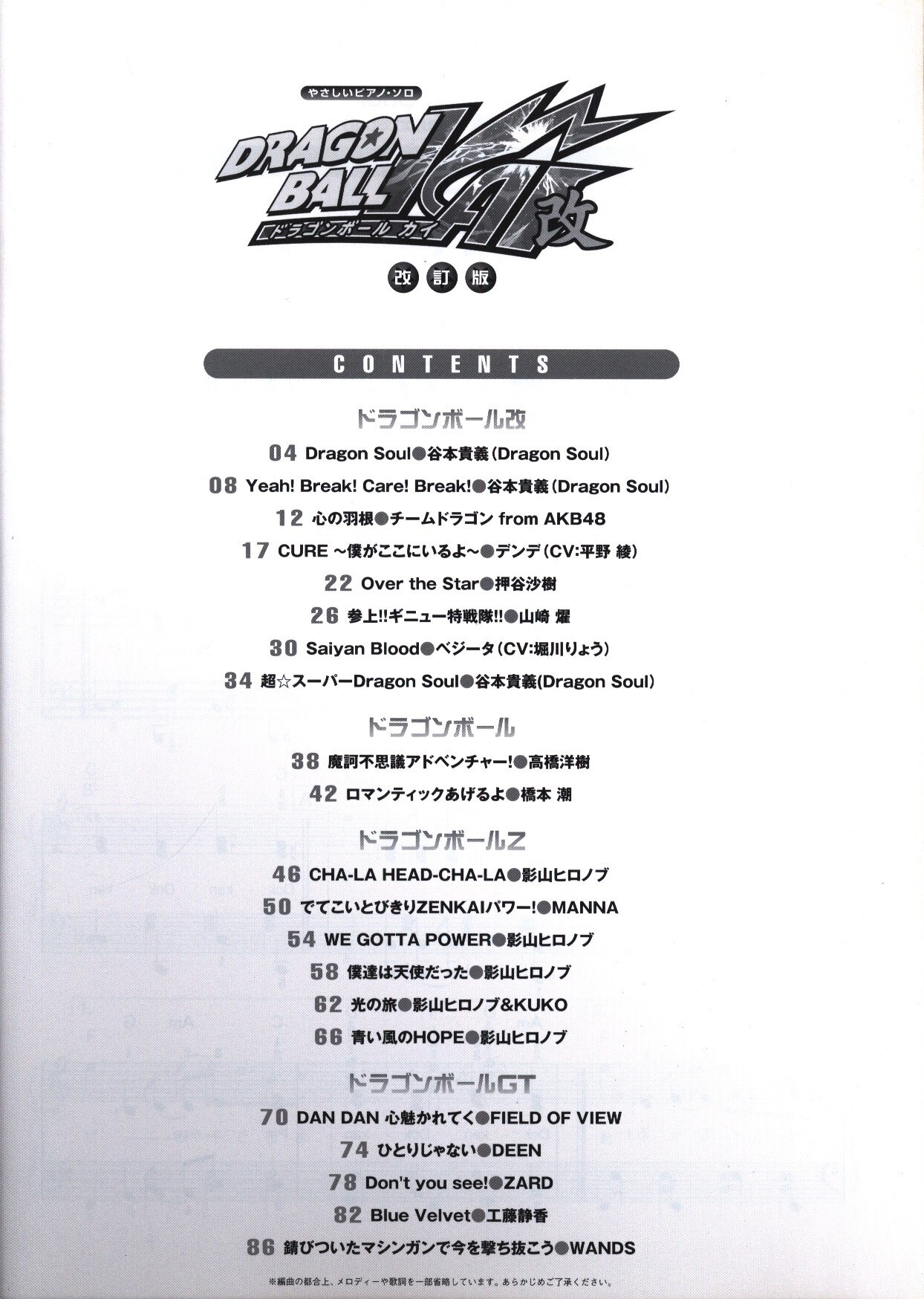 Shinko Music Friendly Piano Solo Dragon Ball Revised Revised Edition Mandarake Online Shop Shinko Music Friendly Piano Solo Dragon Ball Revised Revised Edition Mandarake Online Shop