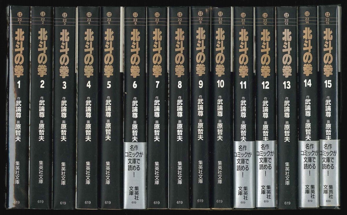 集英社 集英社文庫コミック版 原哲夫 北斗の拳 文庫版 全15巻 セット まんだらけ Mandarake
