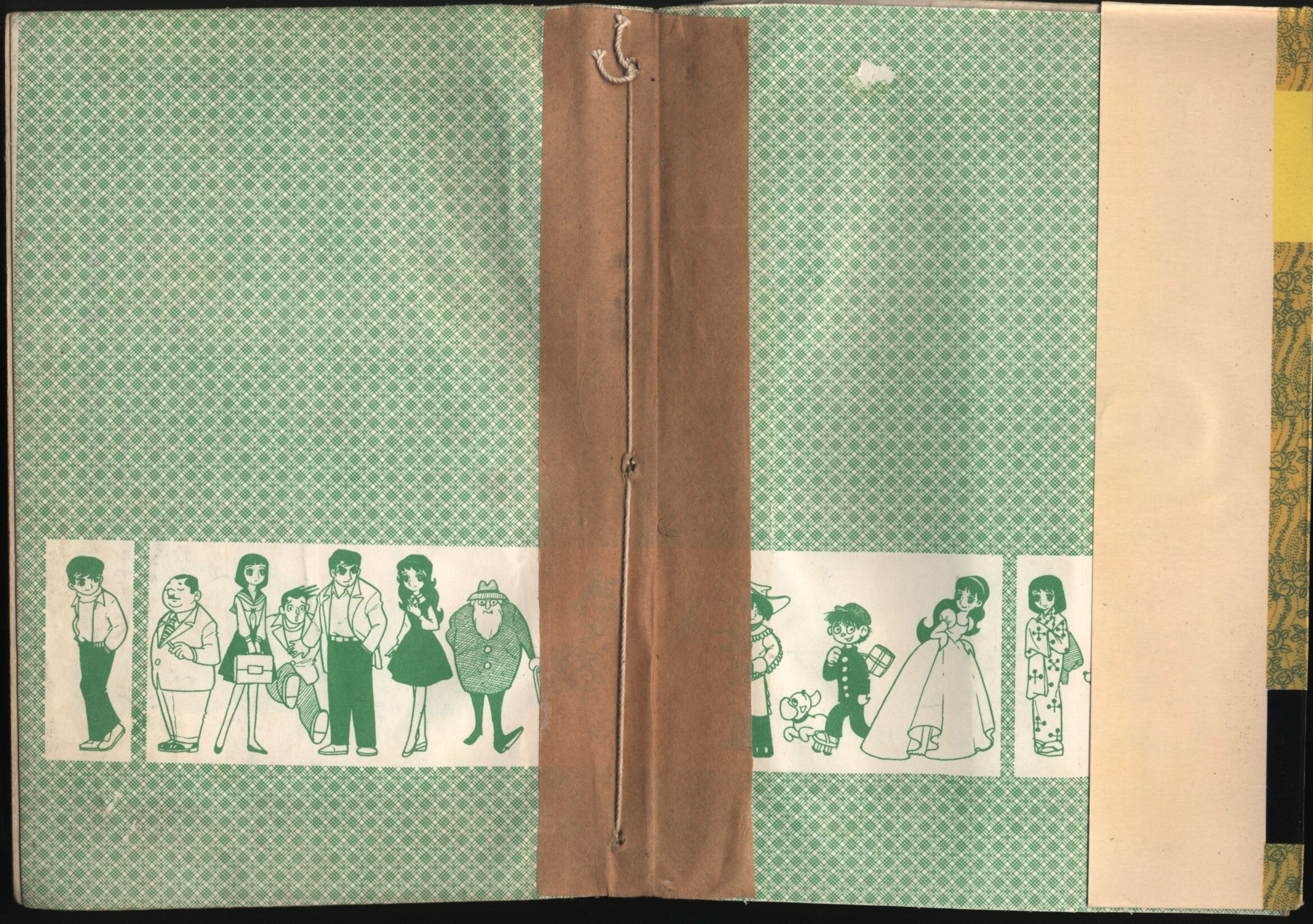 ohkanmangashacrownmammothpaperbackdetectivebookyellowhand