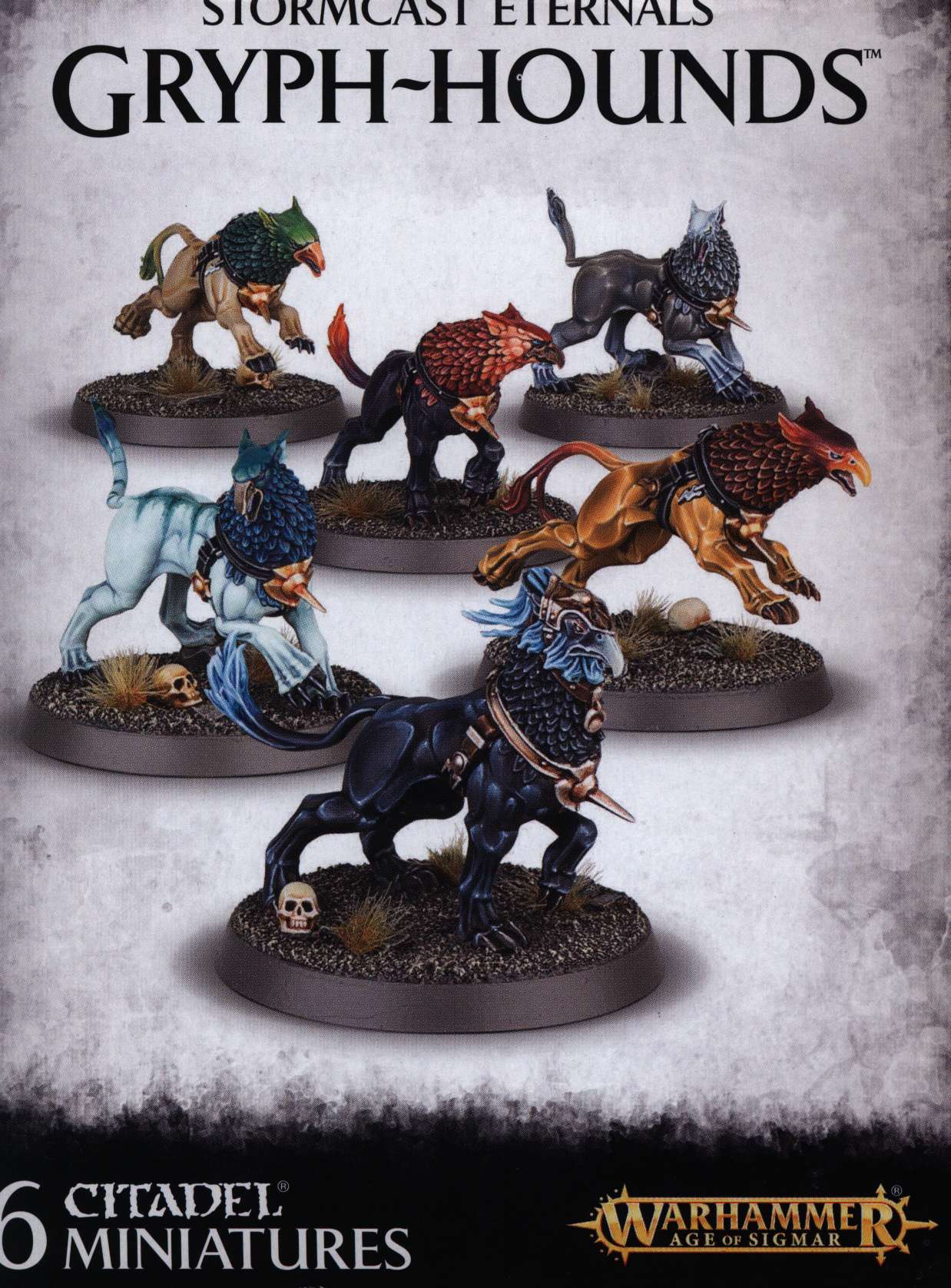3 Gryph-hounds Warhammer Age of Sigmar Stormcast Eternals AoS