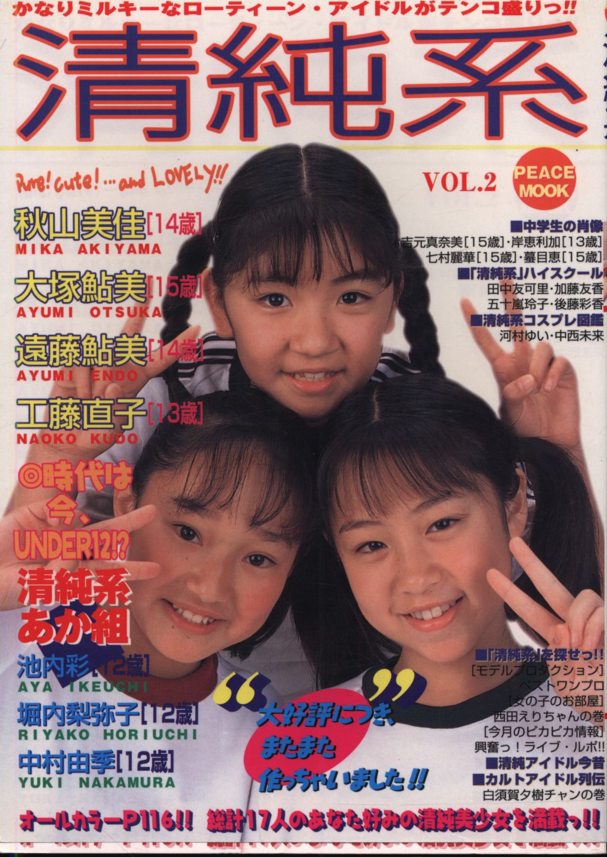 ローティーンパラダイス PEACE MOOK 清純系 2 | まんだらけ Mandarake