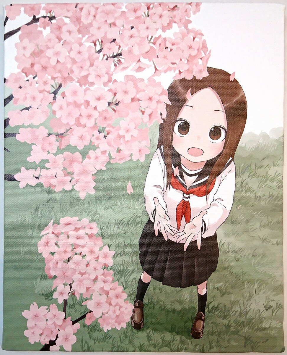 山本崇一朗 からかい上手の高木さん Dvd全巻購入特典 キャンバスアート Toho Animation Store特典 28cm 22ｃｍ まんだらけ Mandarake