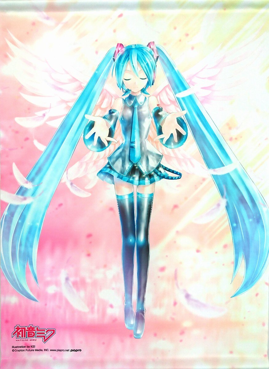 卸売価格の販売 新品 wing shop 初音ミク タペストリー B KEI