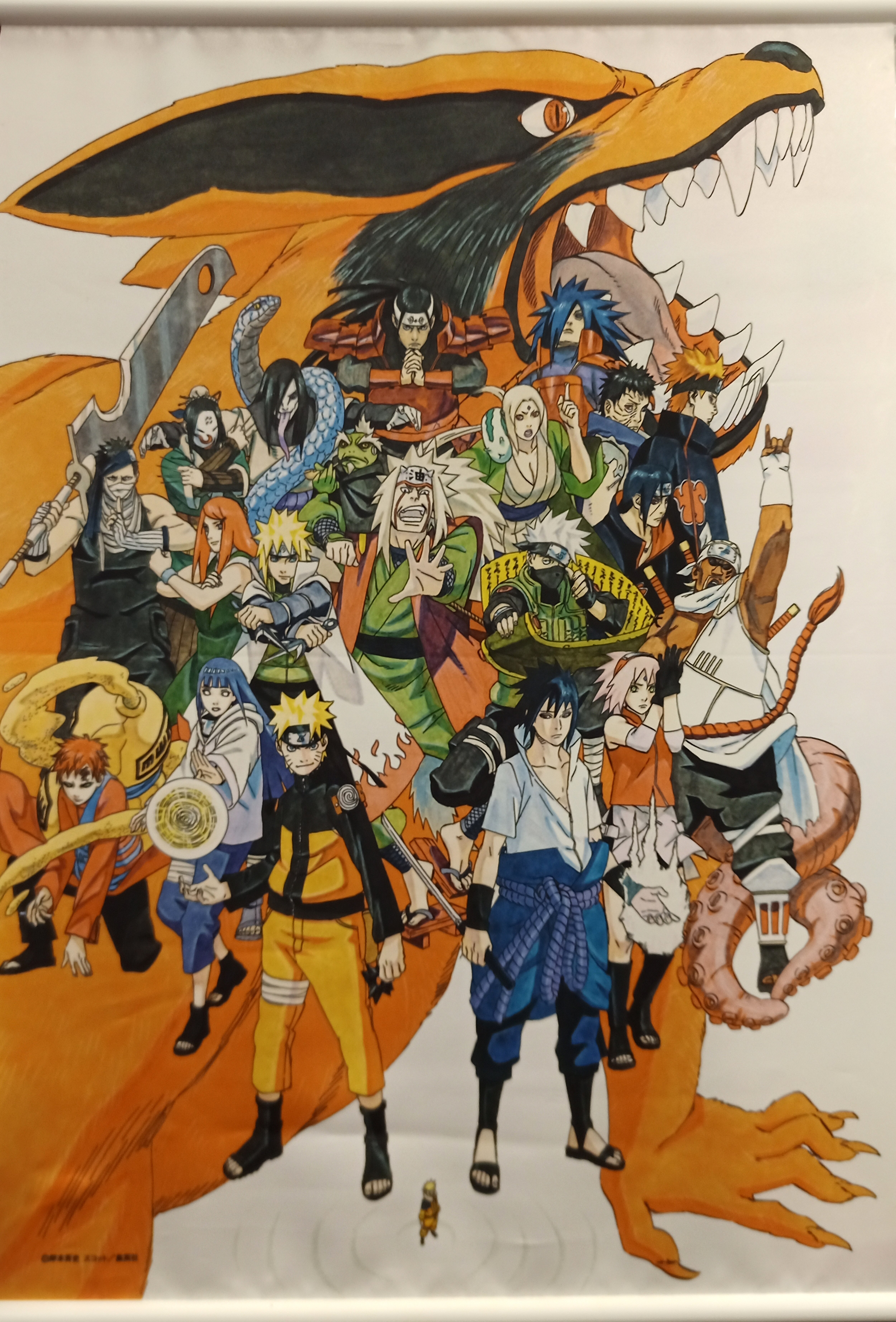 バンダイ 岸本斉史 NARUTO展 忍集合ビジュアルB2タペストリー