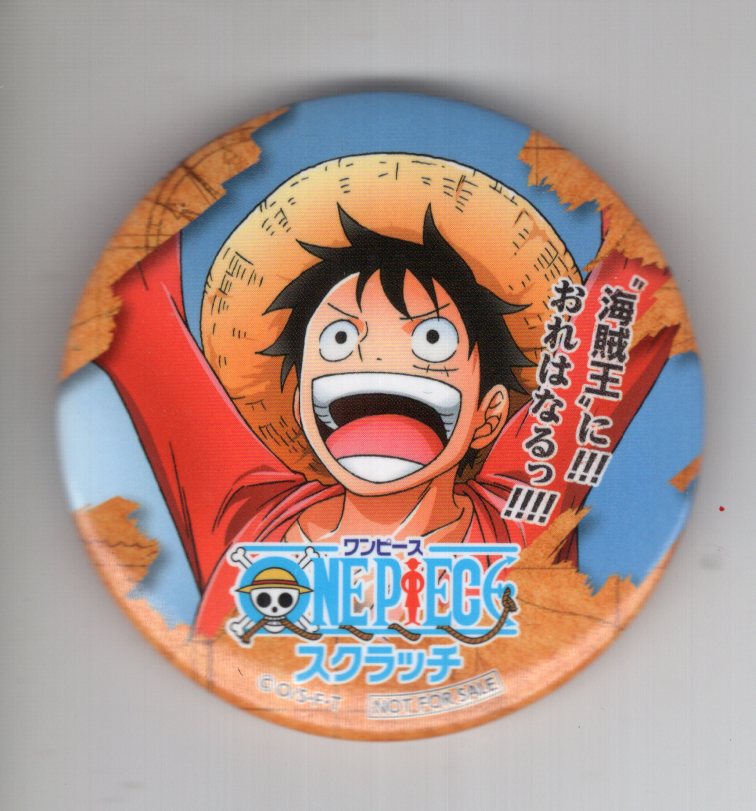 オリジナル缶バッジ One Piece スクラッチ ルフィ まんだらけ Mandarake