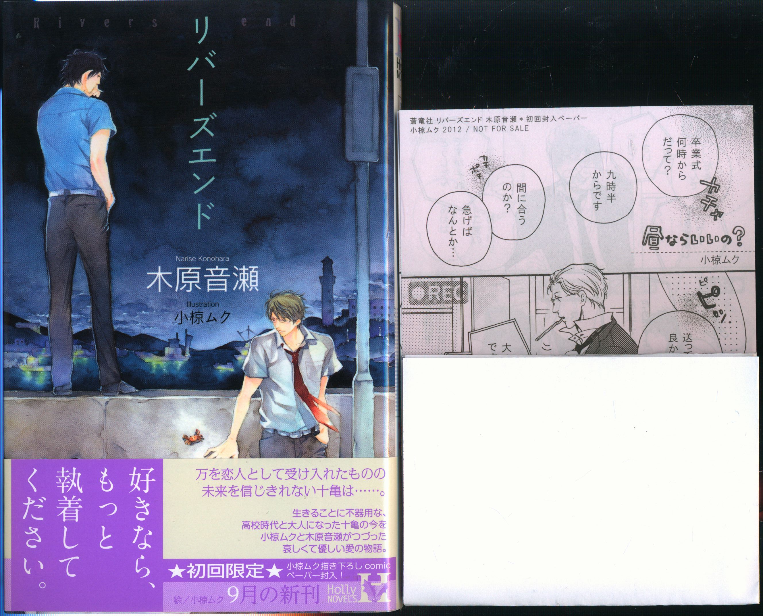 蒼竜社 Holly Novels 木原音瀬 リバーズエンド 初回限定ペーパー付 まんだらけ Mandarake