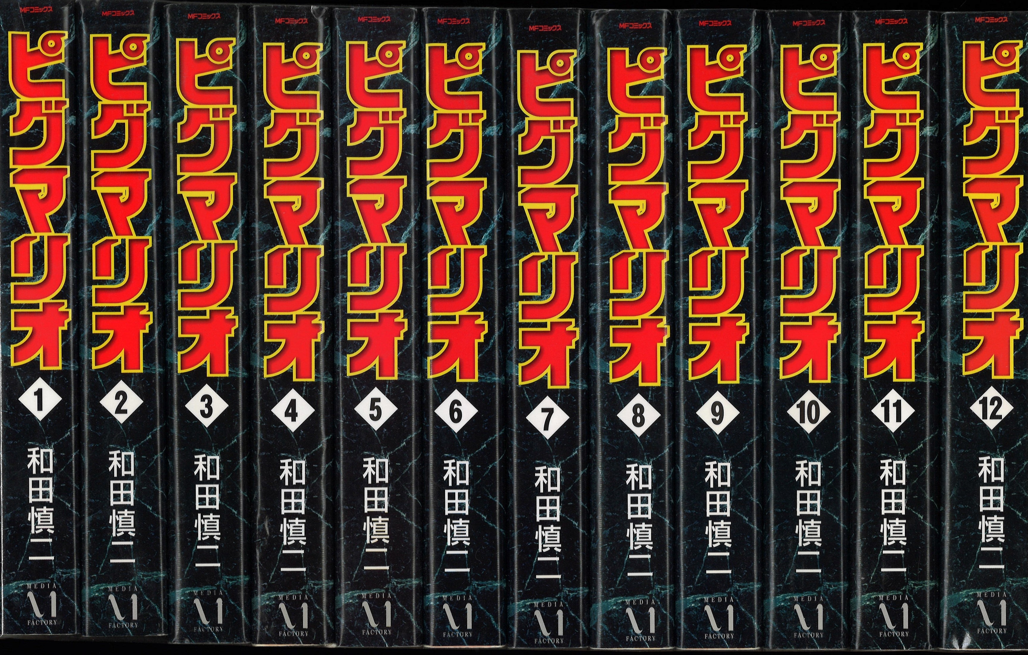 メディアファクトリー MFコミックス 和田慎二 ピグマリオ 全12巻