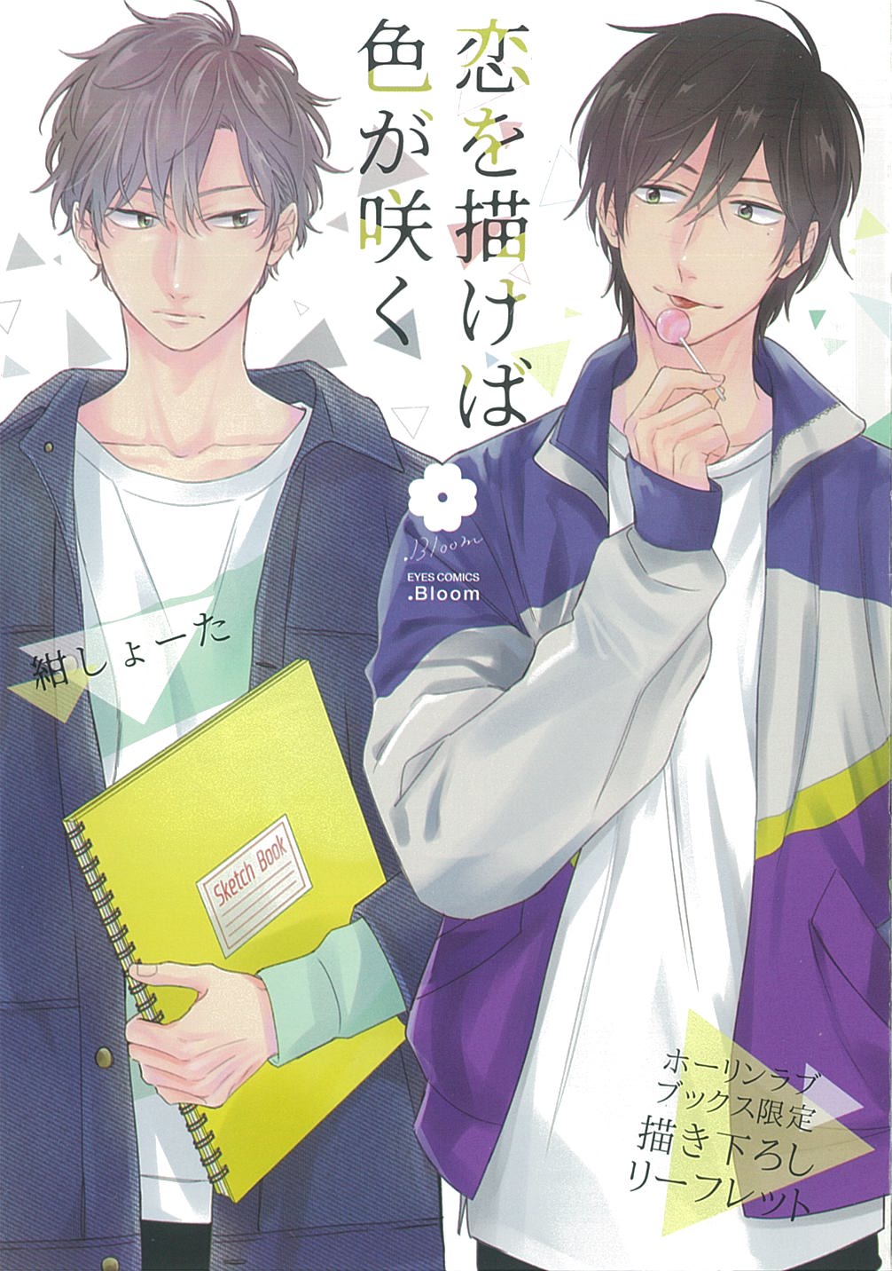 Shueisha Bookstore Distribution/Eyes Comics Dark Blue Shota If you draw  love, the colors will bloom Holin Love Books Limited 4P Leaflet | ありある |  まんだらけ MANDARAKE