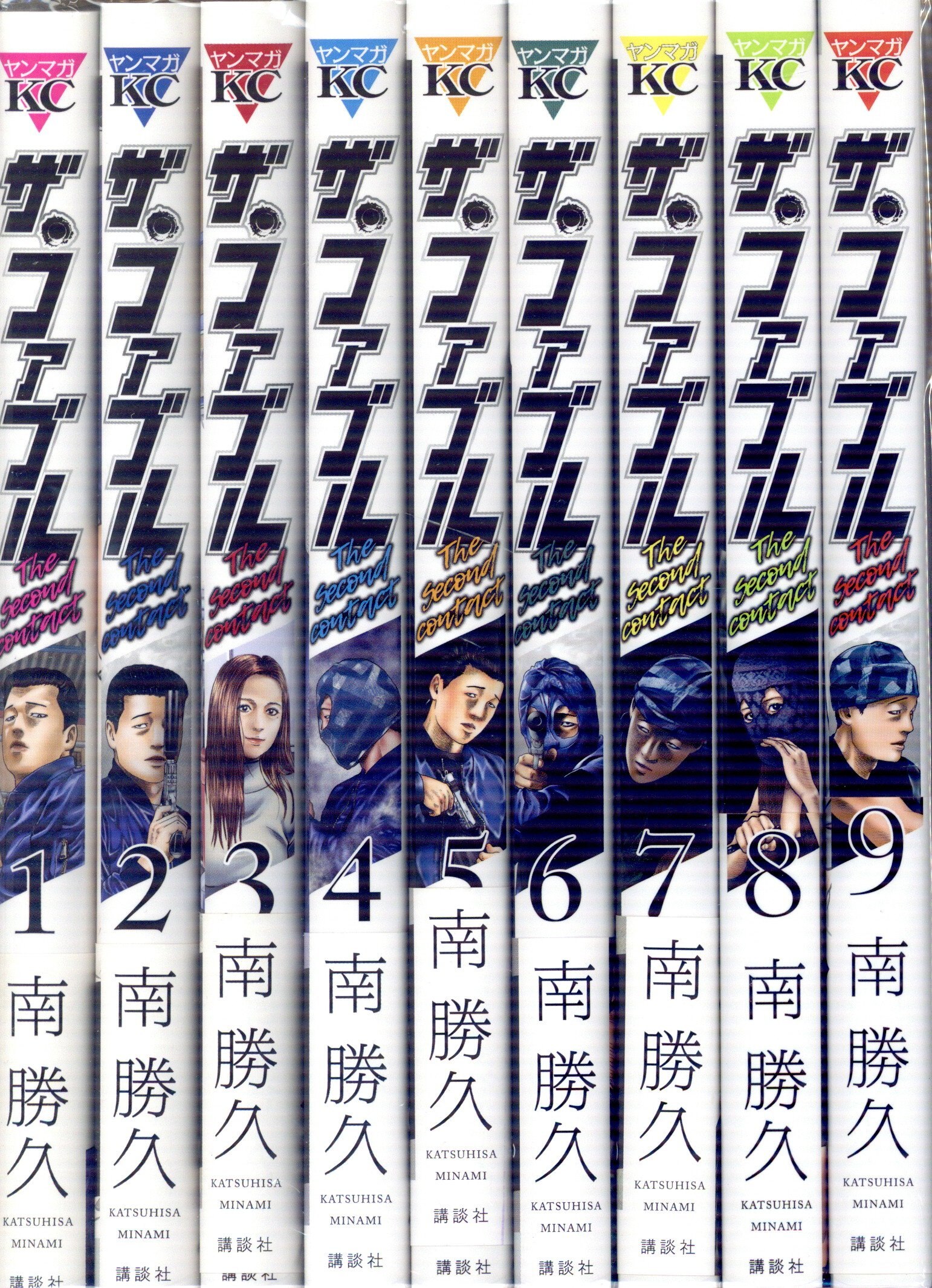 Kodansha Young Magazine KC Minami Katsuhisa The Fable The Second Contact Complete 9 Volume Set