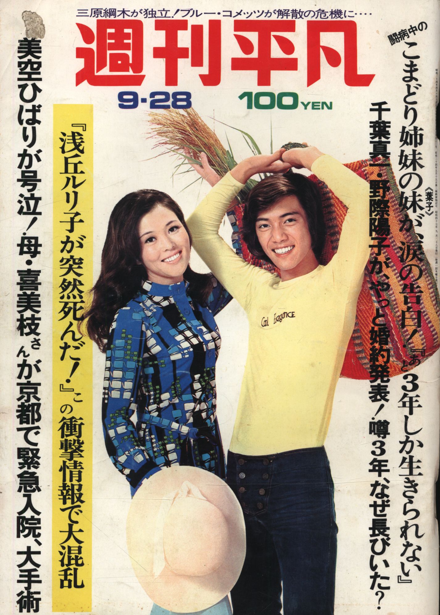 週刊平凡 1972年9月28日号