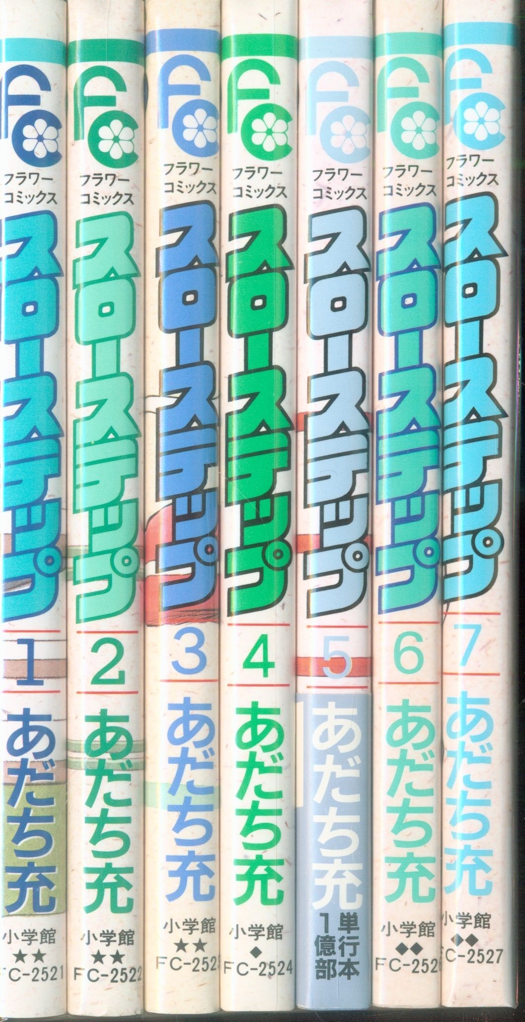 小学館 フラワーコミックス あだち充 スローステップ 初版 全7巻 初版セット まんだらけ Mandarake