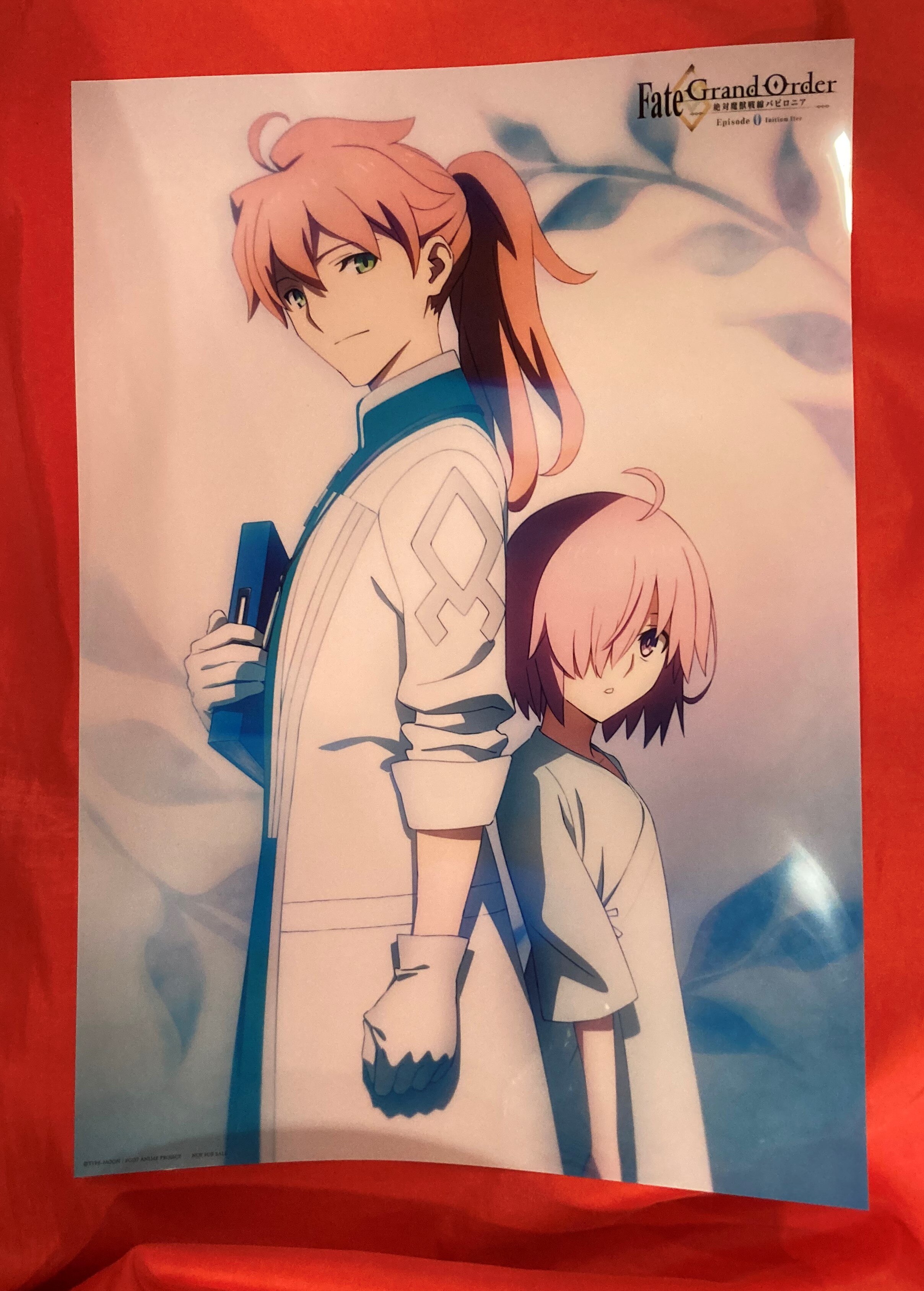 Clear Poster Fate Grand Order Bd Volume 1 Purchase Bonus A3 Clear Poster Episode 0 Target 3477