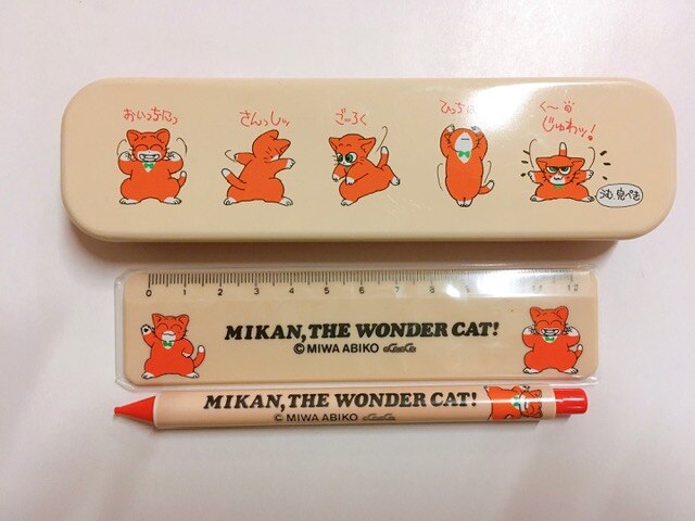 白泉社 みかん 絵日記 安孫子三和 缶ペンケースセット オレンジ まんだらけ Mandarake