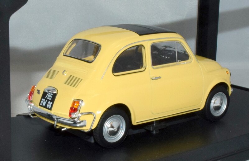 yellow 1/18 NOREV 187772 Fiat 500 L 1971