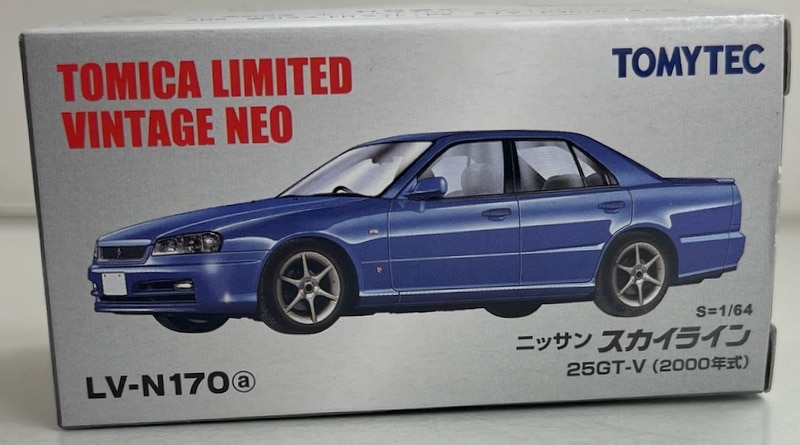 Tomica Limited Vintage NEO LV-N170a Nissan Skyline 25GT-V (blue) Tomytec  1:64