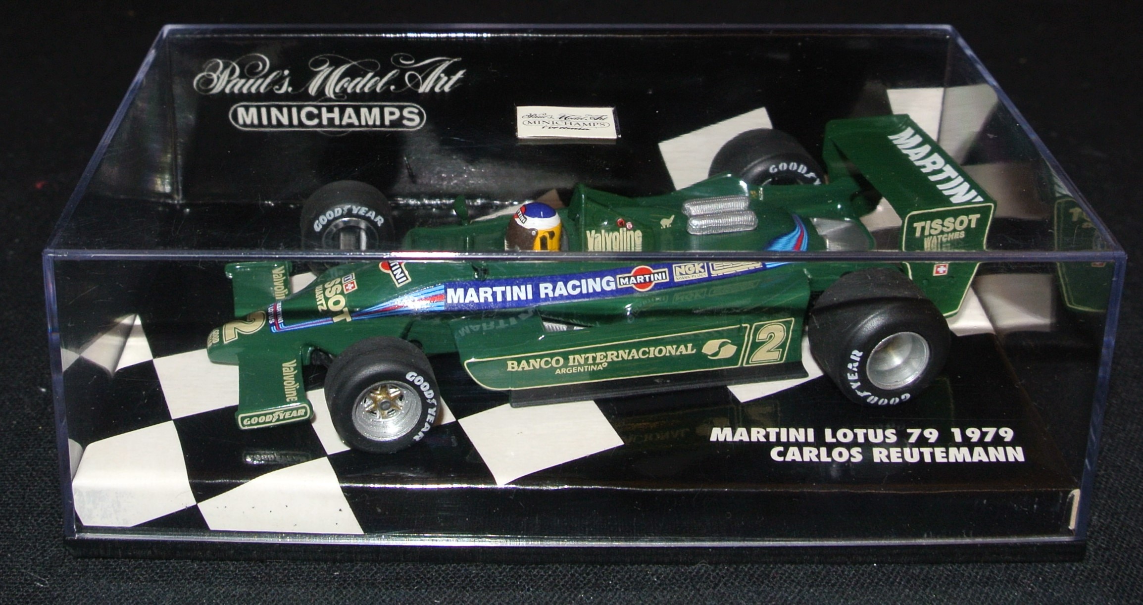 Paul's Model Art 1/43MINICHAMPS Lotus 79 Martini 1979 C.Rentemann