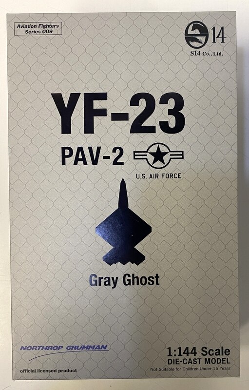 エスワンフォー 1/144 Aviation Fightheres Serise YF-23 PAV-2 Gray