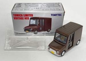 TOMICA LIMITED VINTAGE NEO ダイハツ ミラ ウォークスルーバン カスタム仕様 (茶) LV-N283a