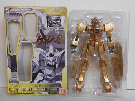 限定★ガンダムAGE-1 ゲイジング 【スーパーレアゴールドver】未開封 GB ガンダムAGE-1 スーパーレアゴールドVer. レビュー