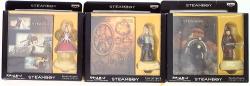 A steam boy / with a panel figure