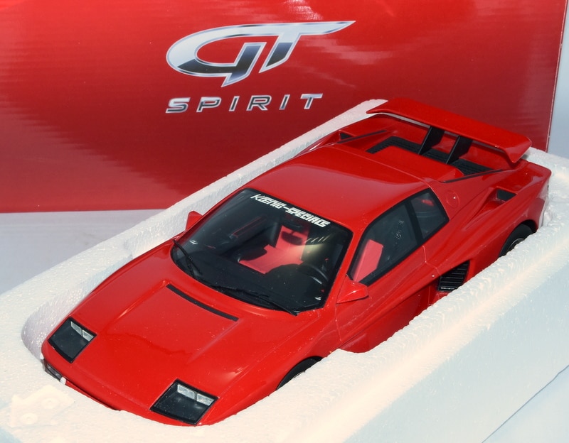 GT SPIRIT 1/18 ケーニッヒ テスタロッサ ツインターボ (レッド