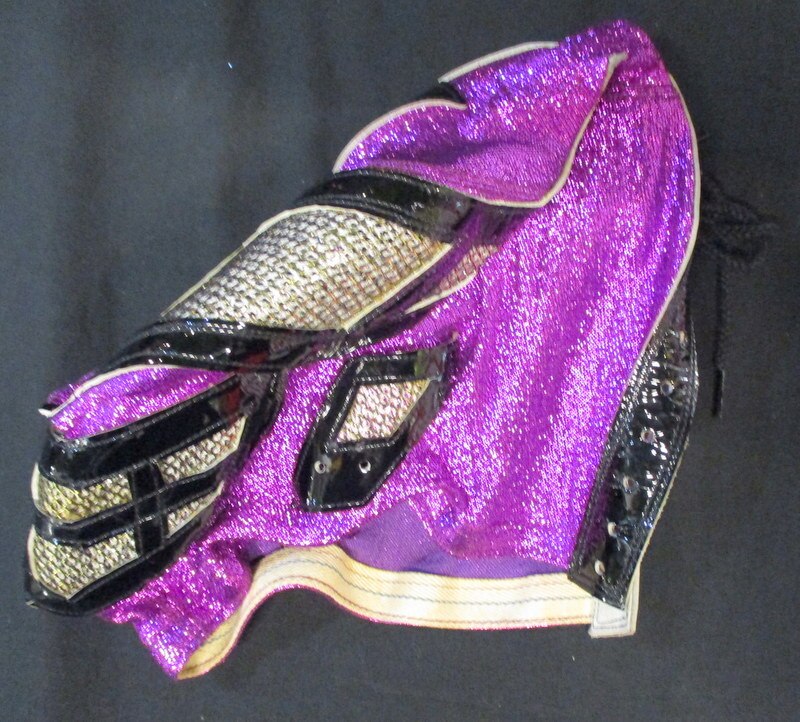 Pro Wrestling Mask [Super strong machine (purple lame x black edge)] has no tag sign unknown has