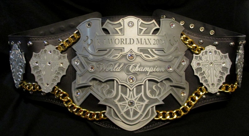 プロレスグッズ ベルトパフォーマンス社製 K-1 WORLD MAX2004世界王座