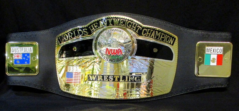 NWA＆WCW &WWE世界ヘビー級チャンピオンベルトレプリカ