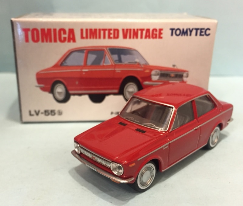 TomyTEC Toyota Corolla 1100 2 Door Sedan Red 