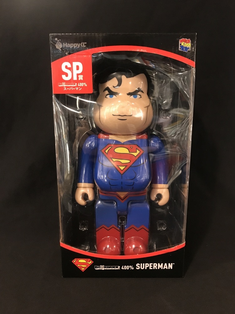 Sunny Side Up Happy Kuji DC BE@RBRICK SP Award 400% Superman 