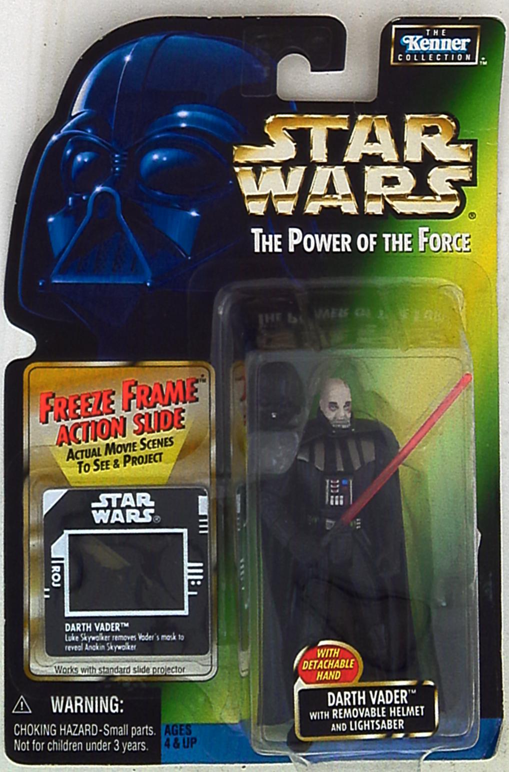 Kenner Star Wars Power of the Force Freeze Frame Darth Vader Action Figure for sale online