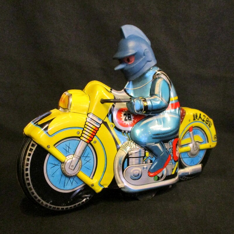 浅草玩具 鉄人28号 オートバイ フリクション ブリキ まんだらけ Mandarake