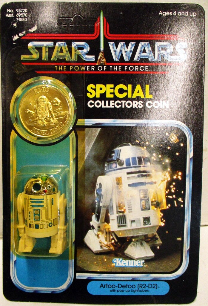 KENNER (オールド) (92バック) ACTION FIGURES R2-D2 / WITH POP-UP