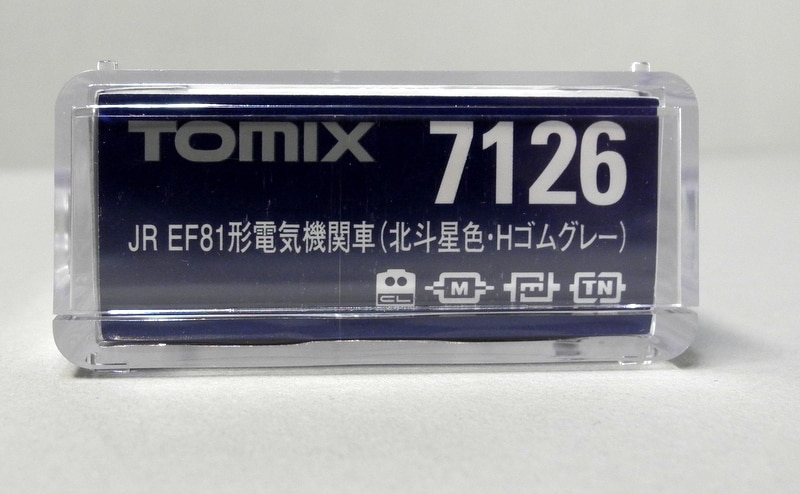 TOMIX Nゲージ 7126 【JR EF81形 電気機関車 (北斗星色・Hゴムグレー