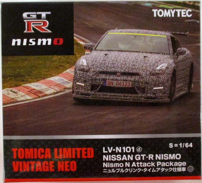 TOMICA LIMITED VINTAGE NEO LV-N101d 1/64] NISSAN GT-R NISMO TIME