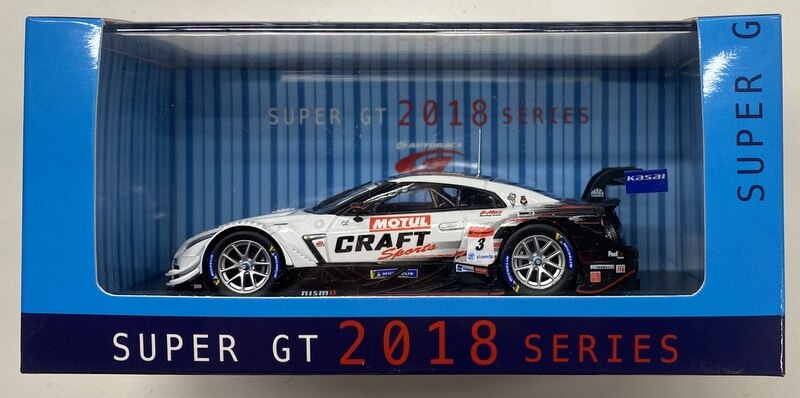 良質 EBBRO MMP 1/43 CRAFT SPORTS MOTUL GT-R SUPER GT GT500 2018