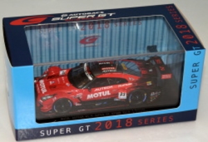 1/43 EBBRO SUPER GT 2018 SERIES MOTUL AUTECH GT-R SUPER GT GT500 2018 #23 45623