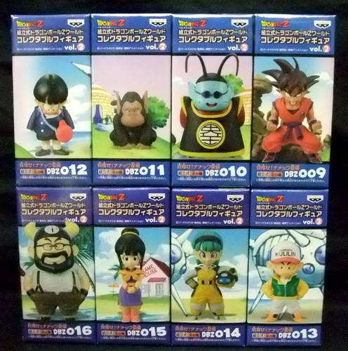 バンプレスト 組立式ドラゴンボールZワールドコレクタブルフィギュアvol.2 【目指せ！ナメック星編 全8種セット】 未開封 箱傷み | まんだらけ  Mandarake