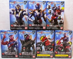 バンダイ SHODO-X 仮面ライダー12 仮面ライダービルド 全7種セット