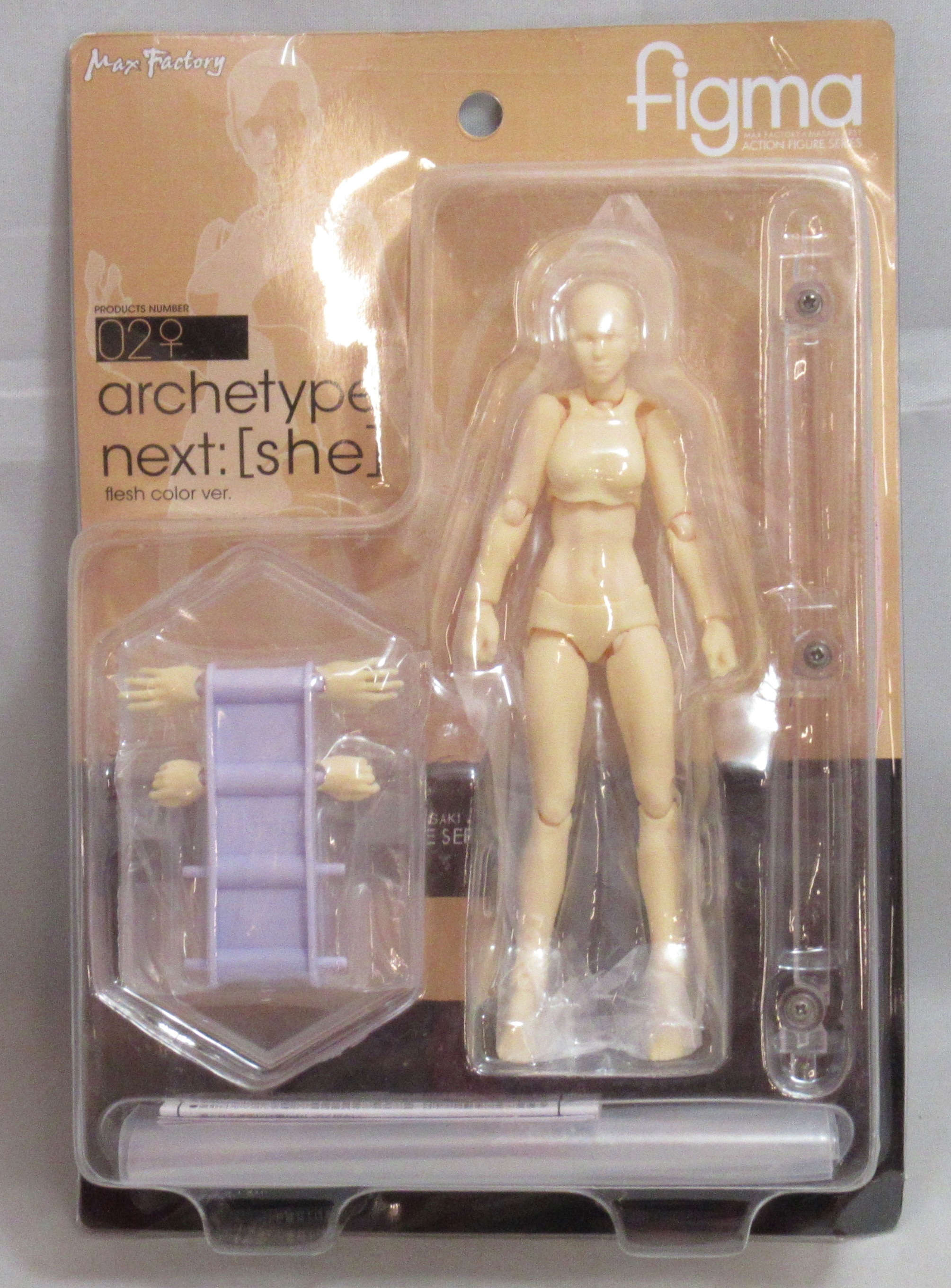figma(フィグマ) 02♀ archetype next:she(アーキタイプネクスト シー) flesh color ver. 完成品 可動フィギュア マックスファクトリー