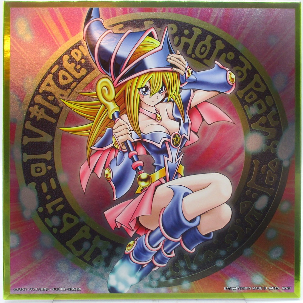 Bandai Spirits Ichiban Kuji Yu Gi Oh Series Vol2 H Prize Dark Magician Girl Metallic Shikishi 6780