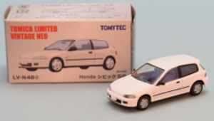 TOMICA LIMITED VINTAGE NEO Honda シビック SiR (白) LV-N48d