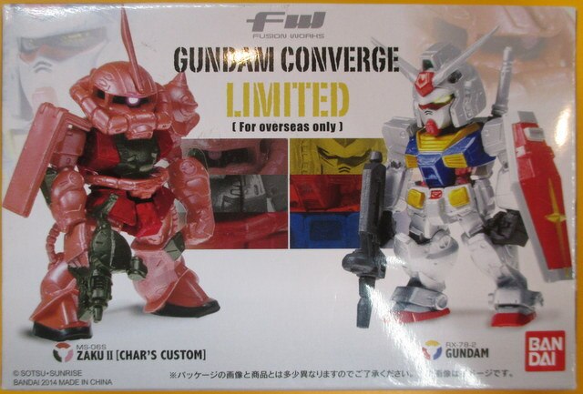 BANDAI FW GUNDAM CONVERGE 機動戦士ガンダム 【ガンダム & シャア専用