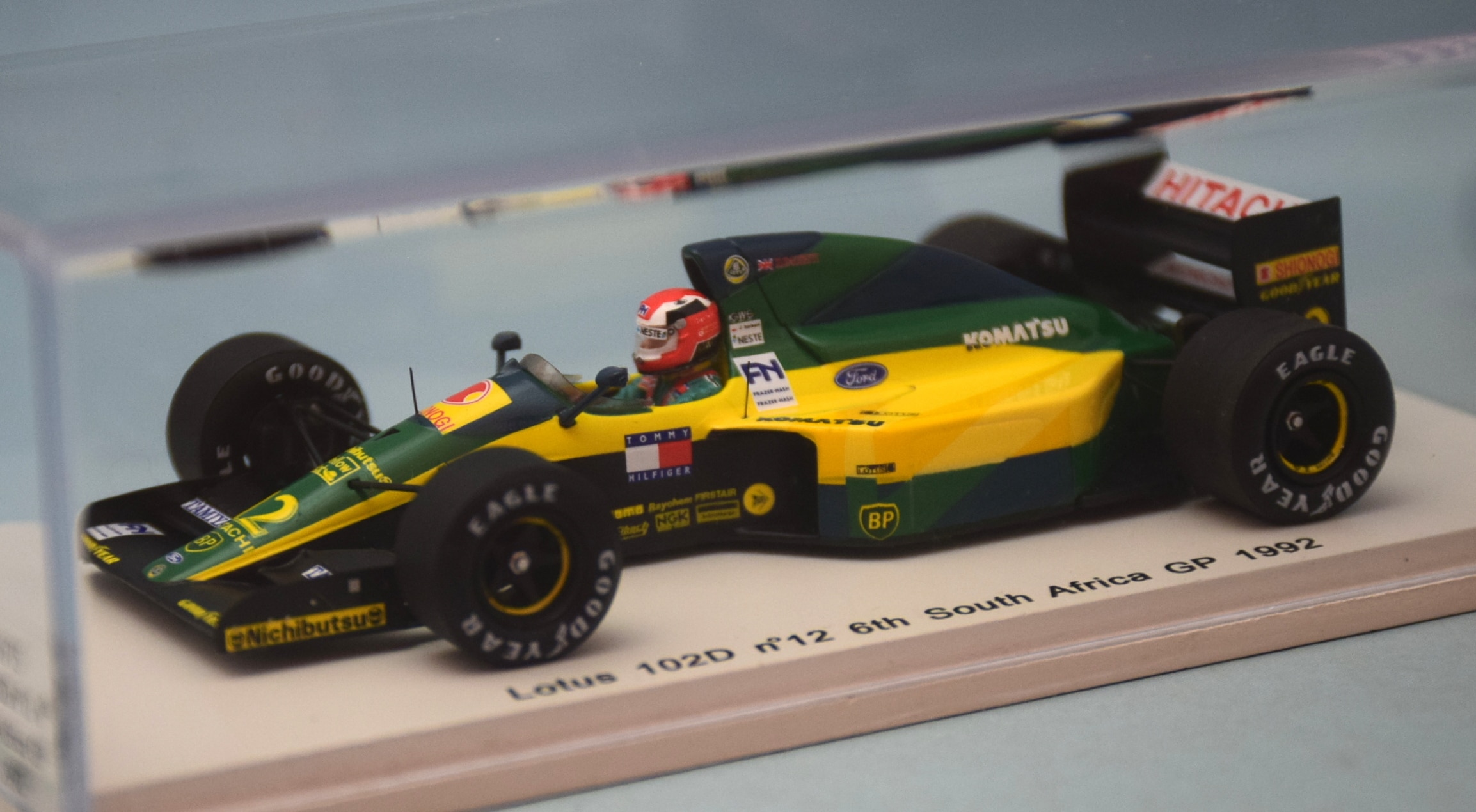 MINIMAX 1/43 spark model Lotus 102D n.12 6th South Africa GP 1992