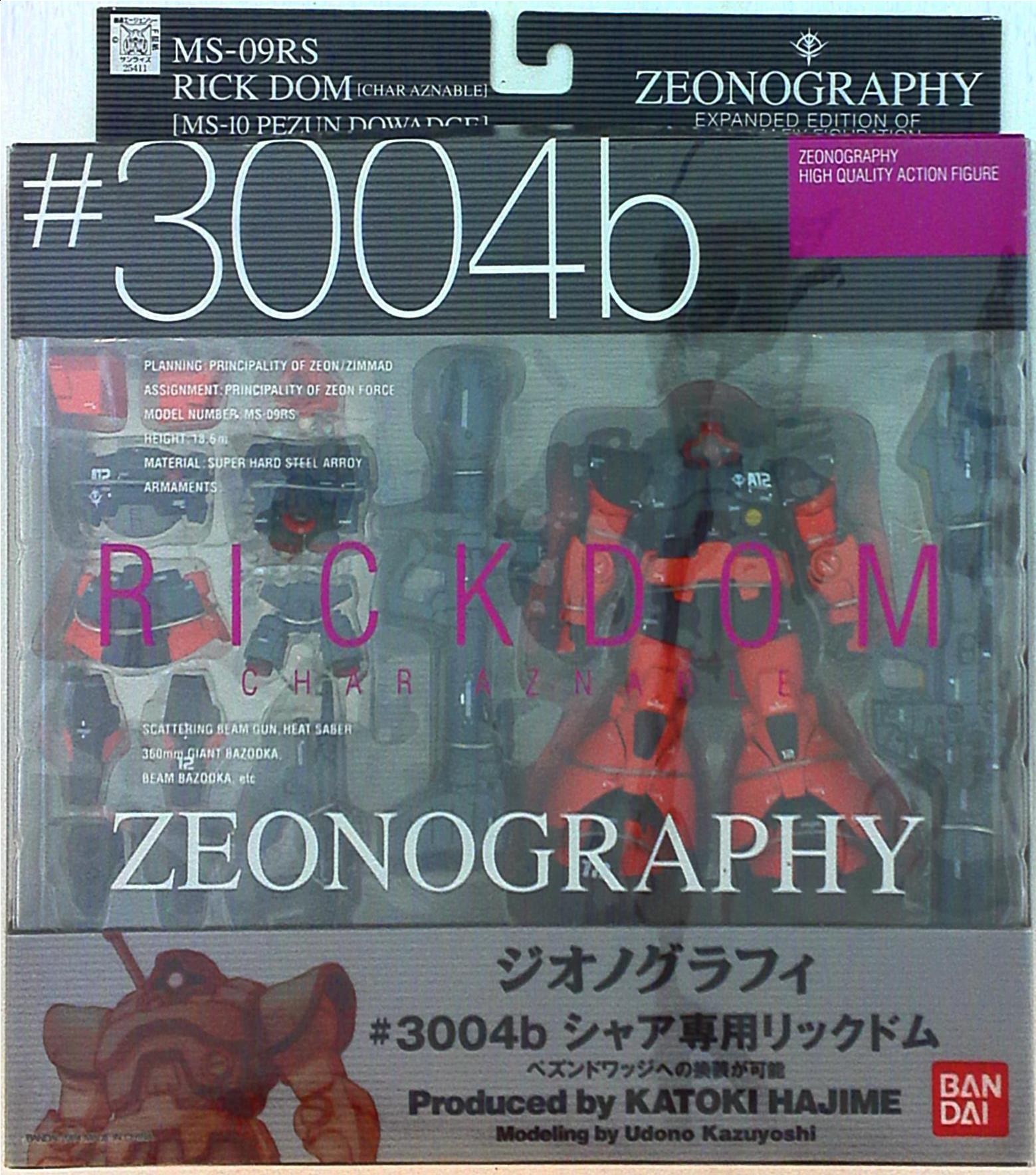 バンダイ ZEONOGRAPHY MS-09RSシャア専用リックドム #3004b